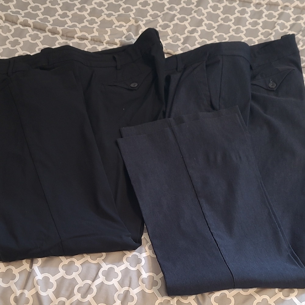 Lane Bryant Black Dress Pants Elegant Formal Wear